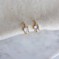 Mini CZ Huggie Earrings