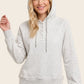 Darla Half Snap Button Long Sleeve Hoodie