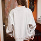 WWJD Embroidered Mock Neck Sweatshirt