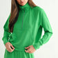 Luxe Sand Wash Rib 1/4 Zip Sweater