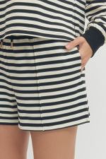 Prince Shorts Striped Knit Shorts