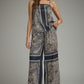 Packwood Wide Leg Pants Abstract Zebra