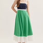Corvallis Color Block Midi Dress