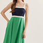 Corvallis Color Block Midi Dress