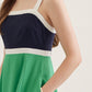Corvallis Color Block Midi Dress