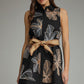 Maxwell Floral Embroidered Sleeveless Mini Dress