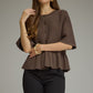 Ella Solid Short Sleeve Knit Cardigan