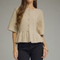 Ivy Short Sleeve Round Neck Sweater