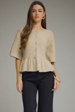 Ivy Short Sleeve Round Neck Sweater