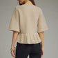 Ivy Short Sleeve Round Neck Sweater