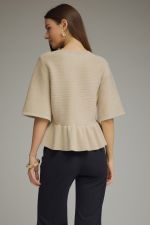 Ivy Short Sleeve Round Neck Sweater