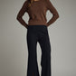 Ashland Solid Long Sleeve Top with Detailed Cuff