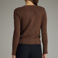Ashland Solid Long Sleeve Top with Detailed Cuff