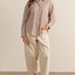 Salem Striped Long Sleeve Button Down Top