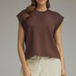 James Cap Sleeve Round Neck Blouse