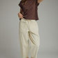 James Cap Sleeve Round Neck Blouse
