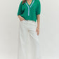 Galena Wide Short Sleeve Knit Top