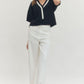 Galena Wide Short Sleeve Knit Top