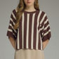 Medford Striped Dolman Top