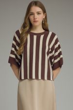 Medford Striped Dolman Top