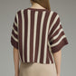 Medford Striped Dolman Top