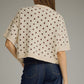 Boutique Polka Dot Knit Sweater