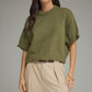 Owen Round Neck Drop Shoulder Sweater
