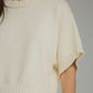 Grace Round Neck Short Sleeve Sweater