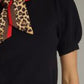 Beth Puff Sleeve With Scarf Sweater