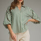 Blaine Striped 3/4 Puff Sleeve