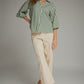 Blaine Striped 3/4 Puff Sleeve