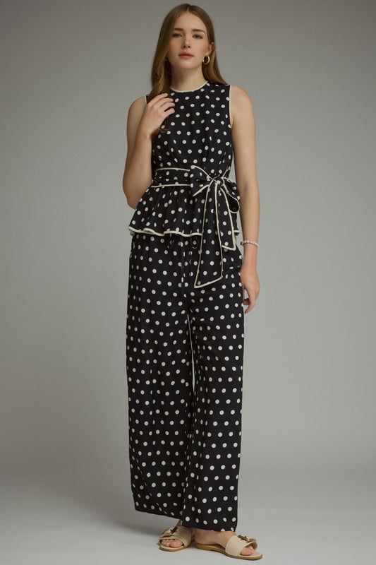 Dawson Polka Dot Sleeveless Top