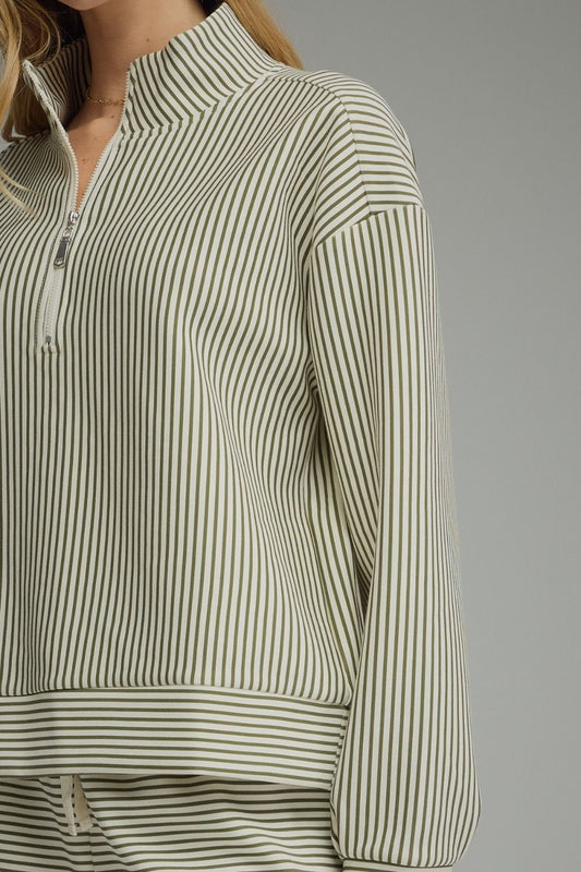 Erin Shorts Stripe Shorts with Pockets and Drawstring