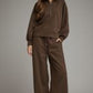 Trista Collared Half Zip Long Sleeve Top