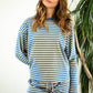 Marlowe Long Sleeve Top Classic Striped Long Sleeve Top