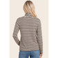 Boonville Long Sleeve Contrast Stripe Turtleneck