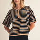 Aura Lightweight Stripe Sweater Top