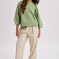 Matcha 3/4 Sleeve Pullover Sweater