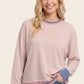 Eden Contrast Striped Long Sleeve Sweatshirt