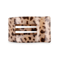 Flat Rectangle Hair Clip | Medium | Blonde Tortoise