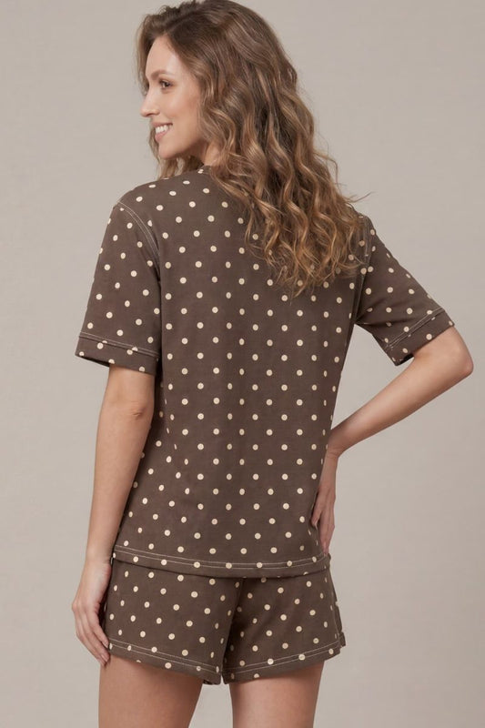 Danielle Shorts Knit Polkadot Shorts