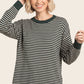 Counter Loose Fit Striped Sweater