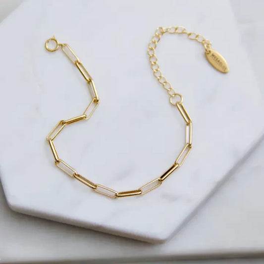 Paperclip Bracelet by Mesa Blue