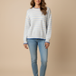 Emmett Contrast Triangle Stich Sweater