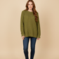 Frankie Long Sleeve Oversized Waffle Sweater