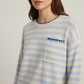 Emmett Contrast Triangle Stich Sweater