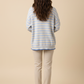 Emmett Contrast Triangle Stich Sweater