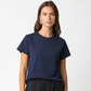 Navy Blue Crewneck T-Shirt