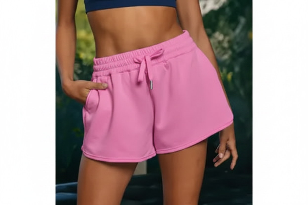 Barbie Pink Drawstring Shorts